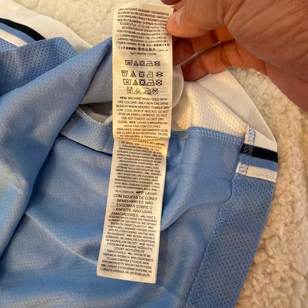 Jordan Jersey Mens XL Blue North Carolina Argyle Basketball Summer Festival Vaca